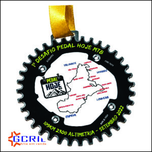 medalha em acrílico