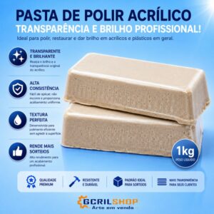 pasta de polir acrílico