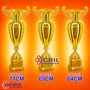 Troféu metálico 1055