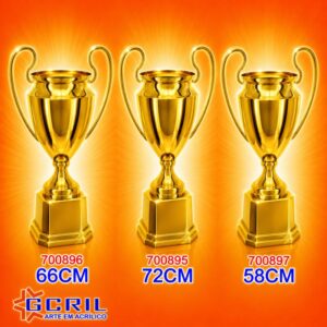 Troféu metálico 1072