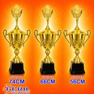 Troféu metálico 1073