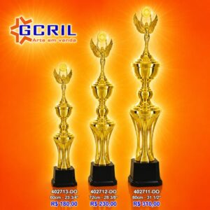 Troféu metálico 1078