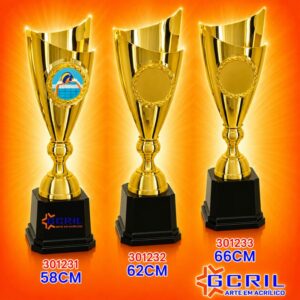 Troféu metálico1079