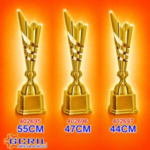 Troféu metálico 1080