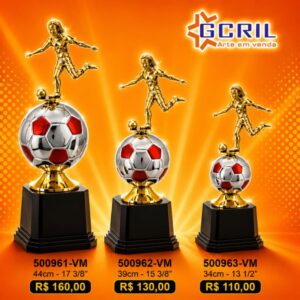 Troféu metálico 173