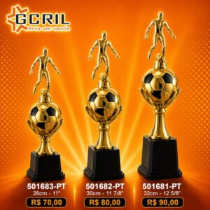 Troféu metálico 174