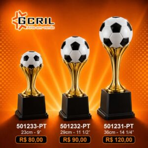 Troféu metálico 176