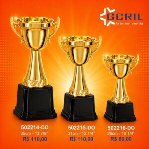 Troféu metálico 191
