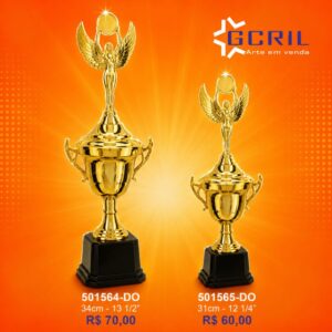 Troféu metálico 193