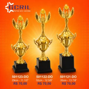 Troféu metálico 199