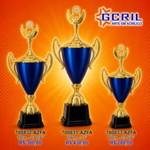 troféu platinado 24