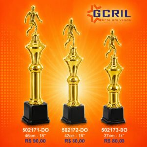 Troféu metálico 302