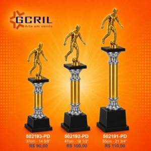 Troféu metálico 306