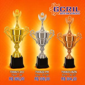 troféu platinado 31