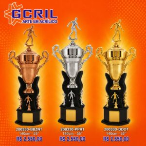 troféu platinado 34