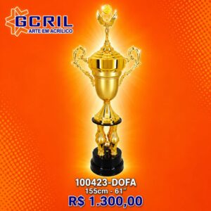 troféu platinado 39
