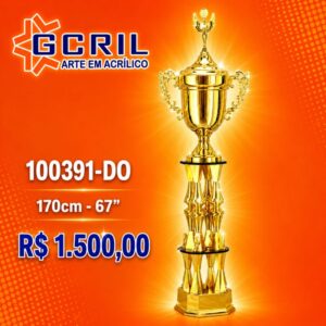 troféu platinado 40