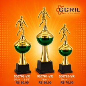 Troféu metálico 400