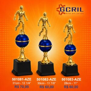 Troféu metálico 401