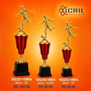 Troféu metálico 405