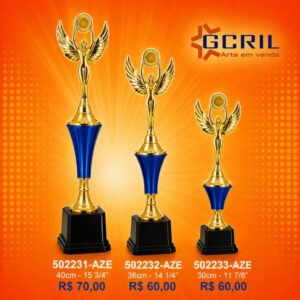 Troféu metálico 409