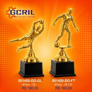 Troféu metálico 410