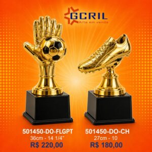 Troféu metálico 411