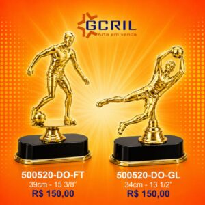 Troféu metálico 412
