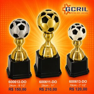 Troféu metálico 420