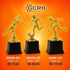Troféu metálico 421