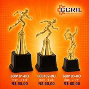 Troféu metálico 423