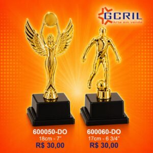 Troféu metálico 430