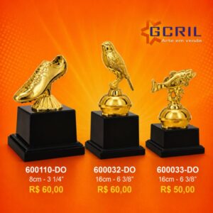 Troféu metálico 433