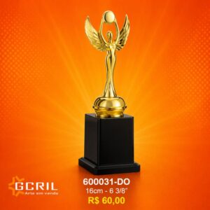 Troféu metálico 434