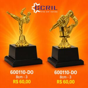 Troféu metálico 435