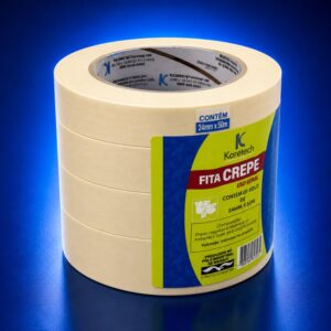 fita crepe kit 4 peças 24x50 R$ 52,00 peso = 450g.
